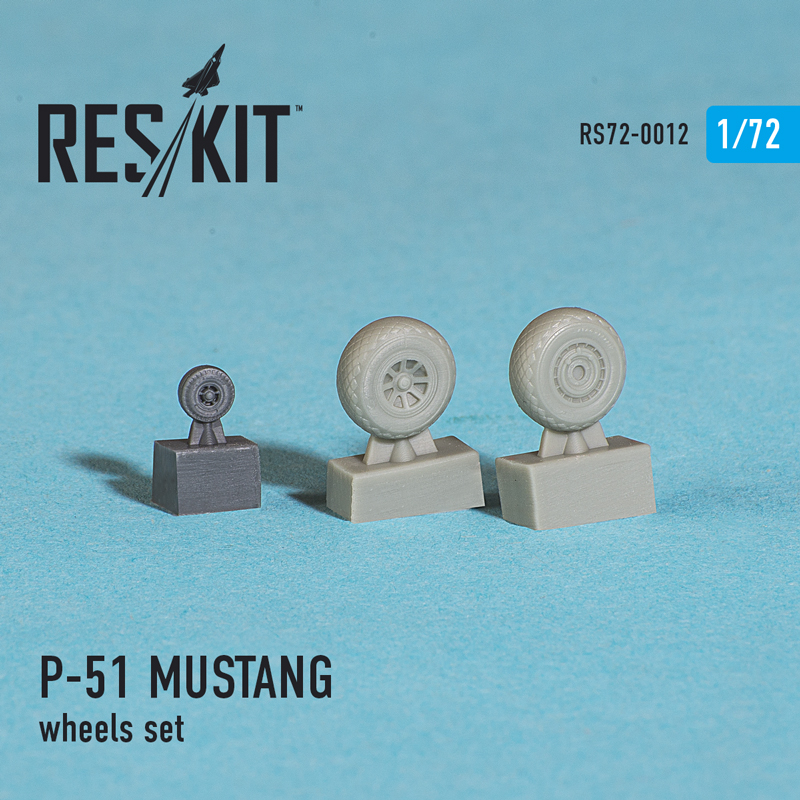 1/72 N.A. P-51 MUSTANG wheels set...
