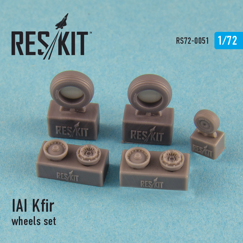 1/72 IAI Kfir wheels set (AMK,ITA,HAS)