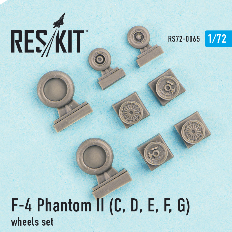 1/72 F-4 Phatnom II (C,D,E,F,G) wheels set...