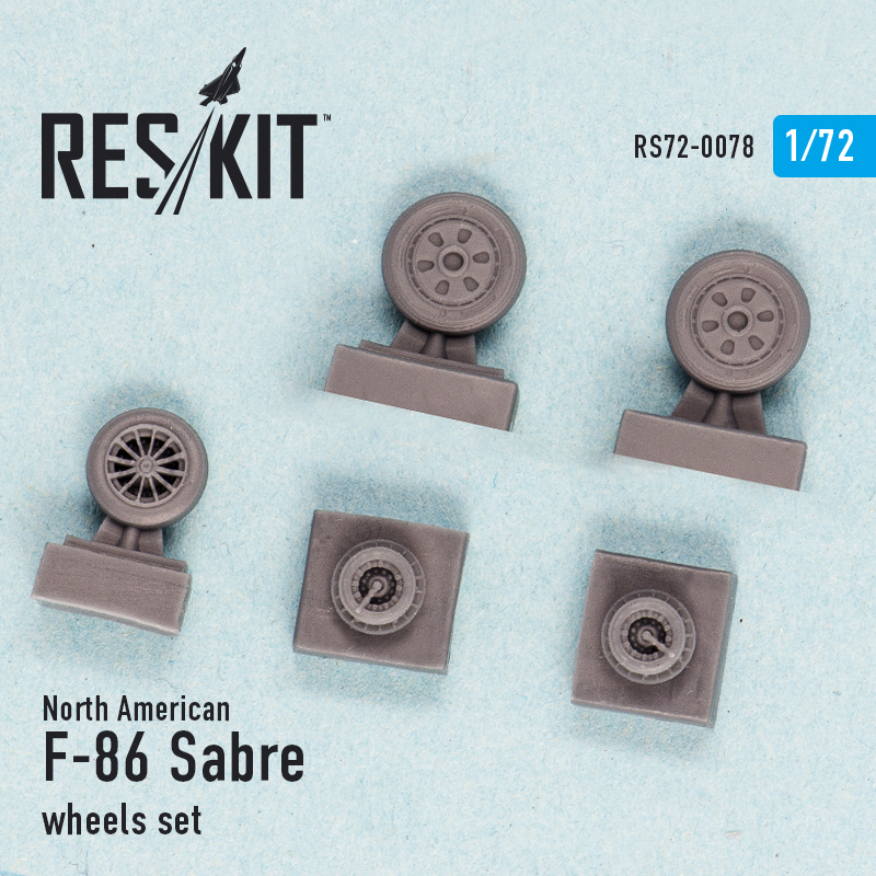 1/72 N.A. F-86 Sabre wheels set...