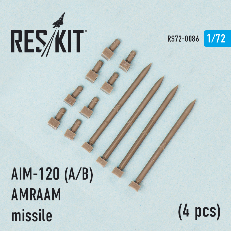 1/72 AIM-120 (A/B) AMRAAM Missile (4 pcs.)