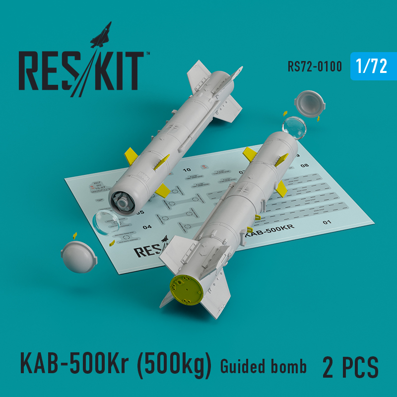 1/72 KAB-500Kr (500kg) Guided bomb (2 pcs.)