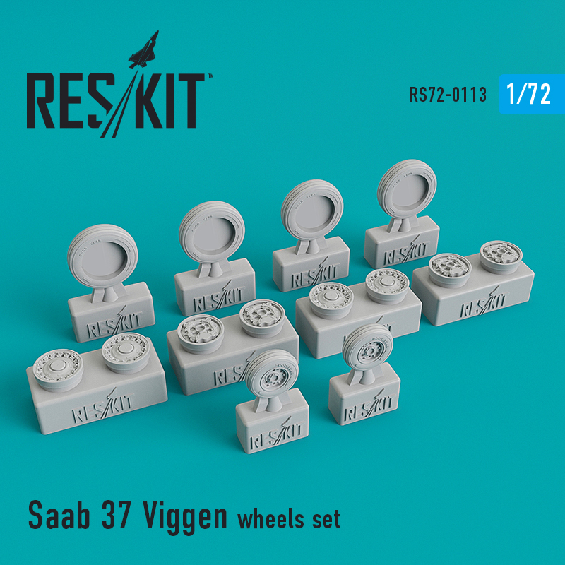 1/72 SAAB 37 Viggen wheels set (HAS,SP.HOBBY)