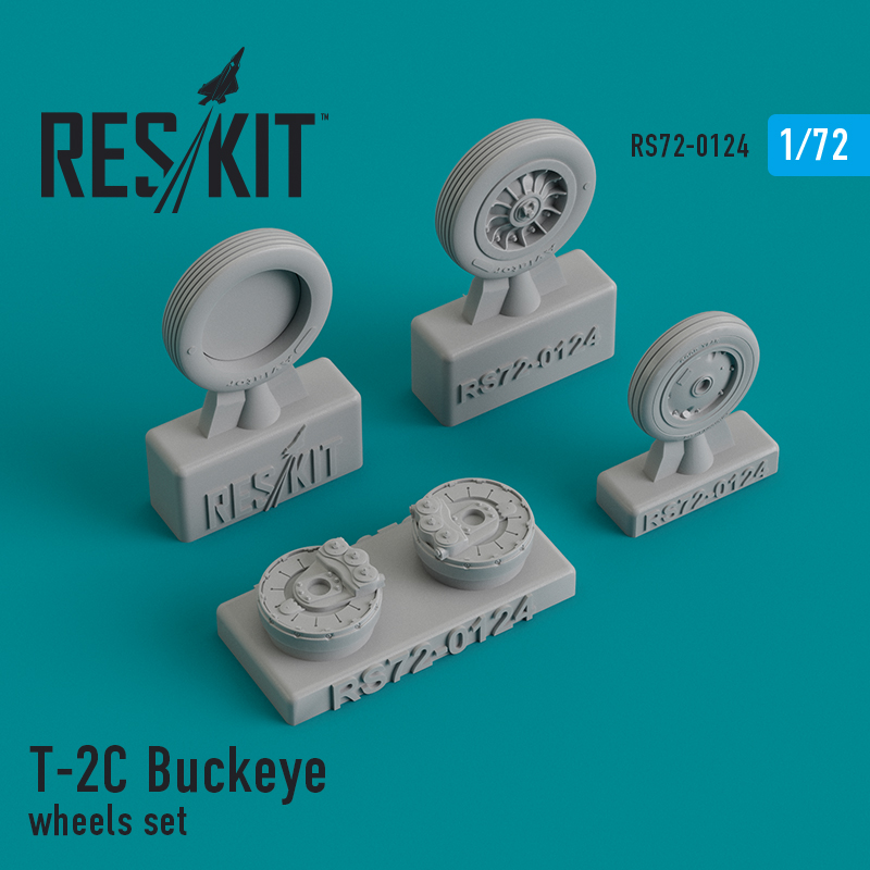 1/72 T-2C Buckeye wheels set (REV,MATCHBOX)