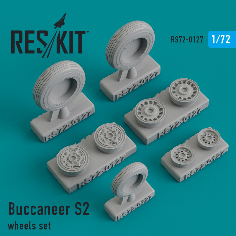 1/72 Buccaneer S2 wheels set (AIRFIX)