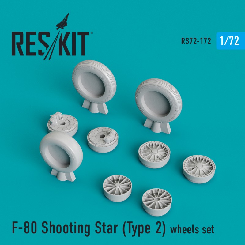 1/72 F-80 Shooting Star (Type 2) wheels...