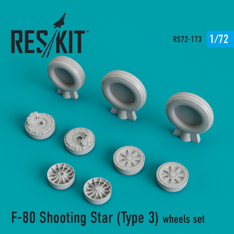 1/72 F-80 Shooting Star (Type 3) wheels...
