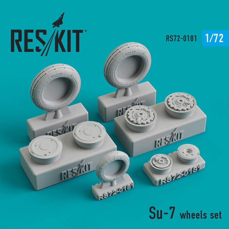 1/72 Su-7 wheels set (MSVIT)