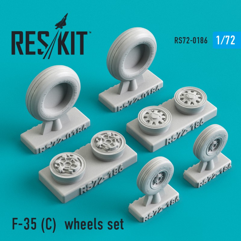 1/72 F-35 (C) wheels set (KITTYH/ORANGE)