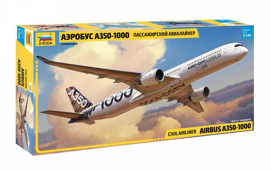 Fotografie Model Kit letadlo 7020 - Airbus A-350-1000 (1:144)