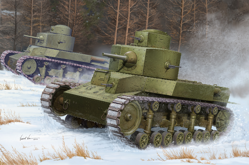 1/35 Sov. T-24 medium tank