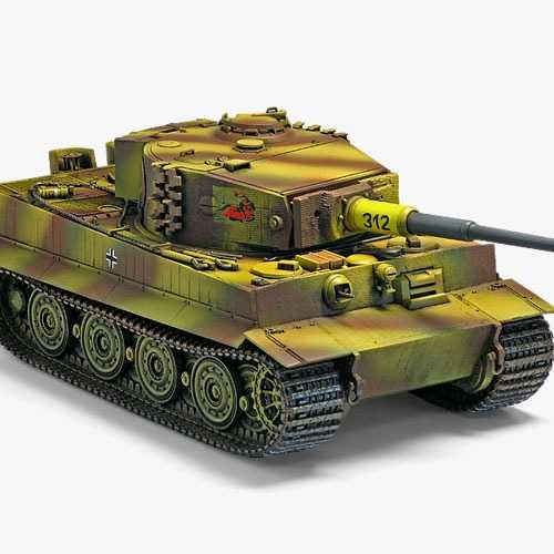 Fotografie Model Kit tank 13314 - TIGER-1 "LATE VERSION" (1:35)