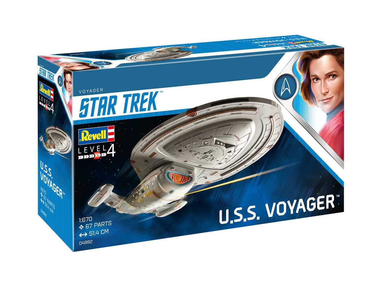 Fotografie Plastic ModelKit Star Trek 04992 - U.S.S. Voyager (1:670)