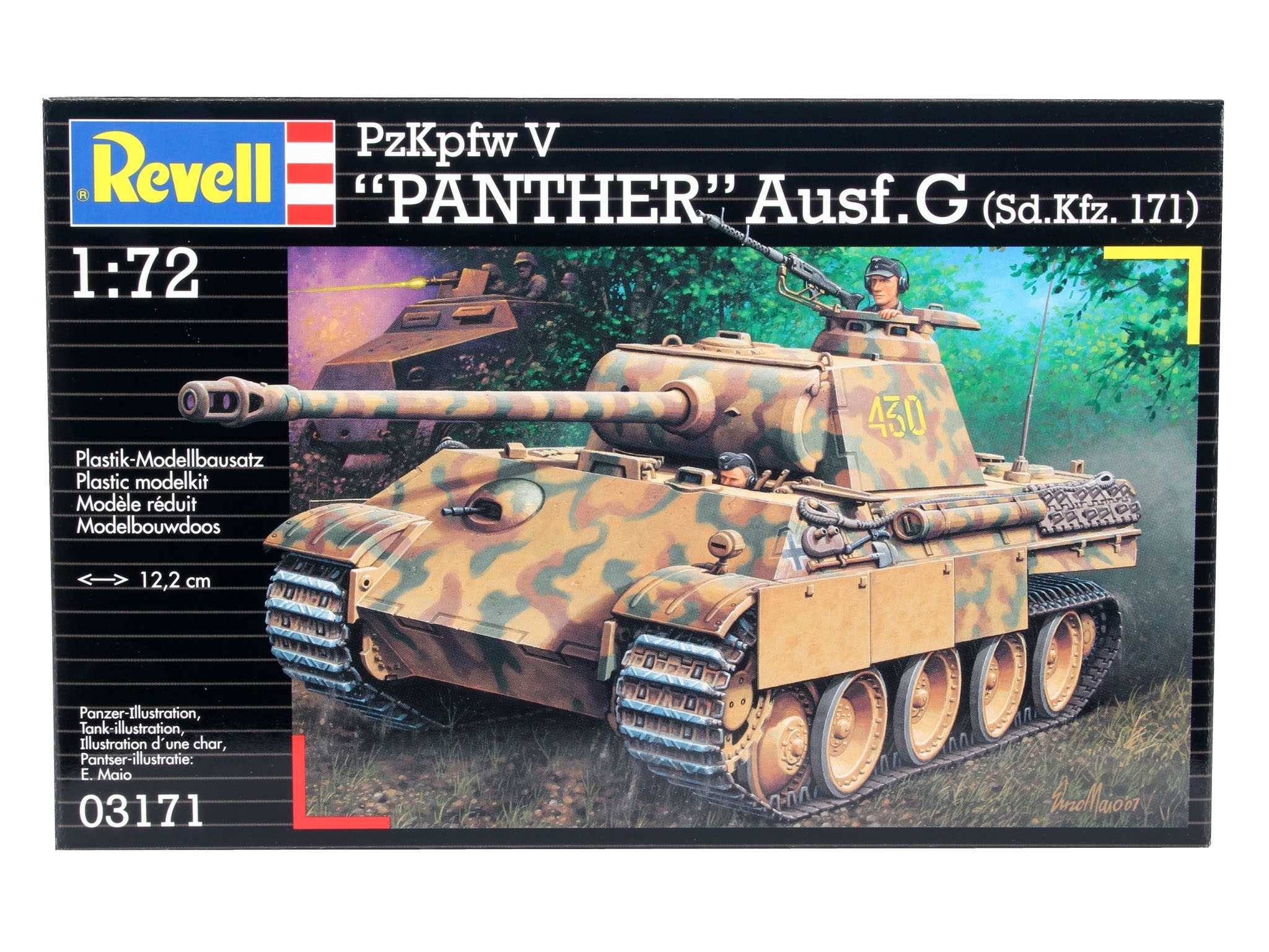 Fotografie Plastic ModelKit tank 03171 - Kpfw. V Panther Ausg. G (1:72)