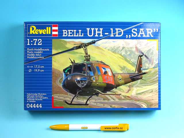 Plastic ModelKit vrtulník 04444 - Bell UH-1D "SAR" (1:72)