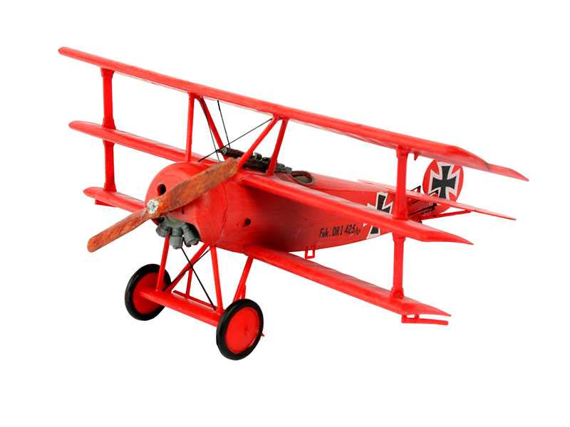 Fotografie Plastic ModelKit letadlo 04116 - 'Fokker DR. 1 Triplane (1:72)