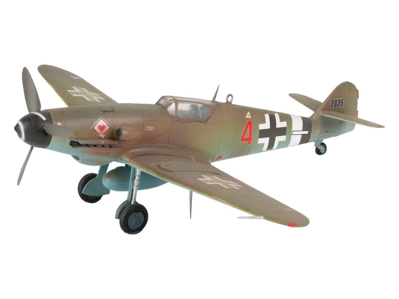 Fotografie Plastic ModelKit letadlo 04160 - Messerschmitt Bf 109 G-10 (1:72)
