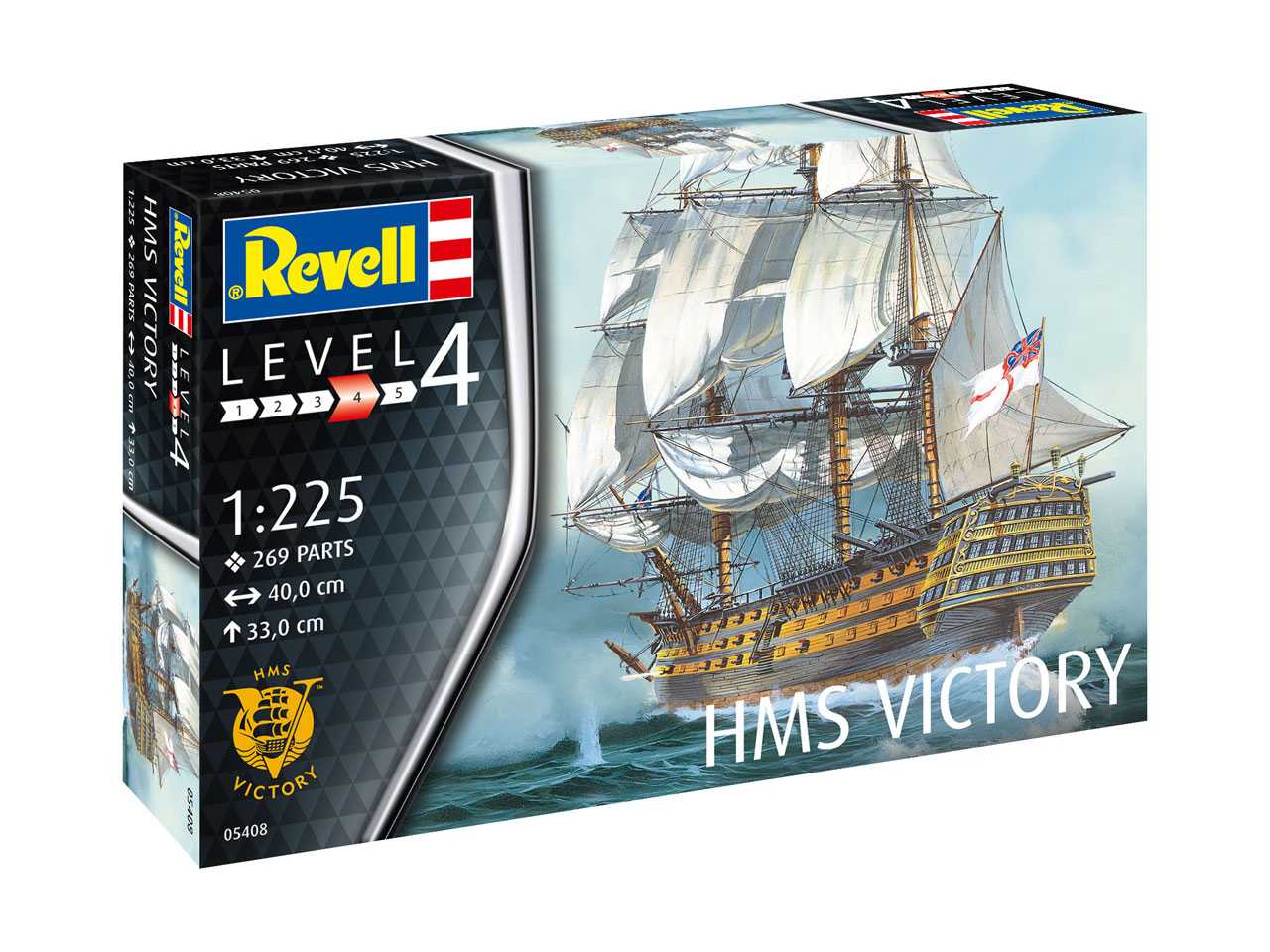 Fotografie Plastic ModelKit loď 05408 - H.M.S. Victory (1:225)