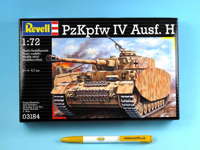Fotografie Plastic ModelKit tank 03184 - PzKpfw. IV Ausf.H (1:72)