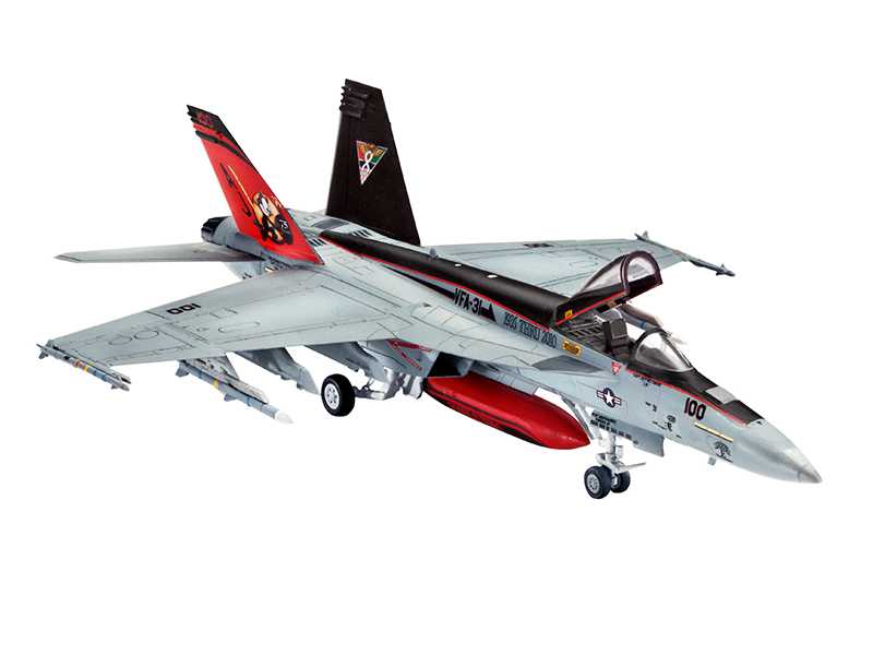 Fotografie Plastic ModelKit letadlo 03997 - F/A-18 E Super Hornet (1:144)