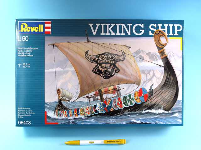 Fotografie Plastic ModelKit loď 05403 - loď Vikingů (1:50)