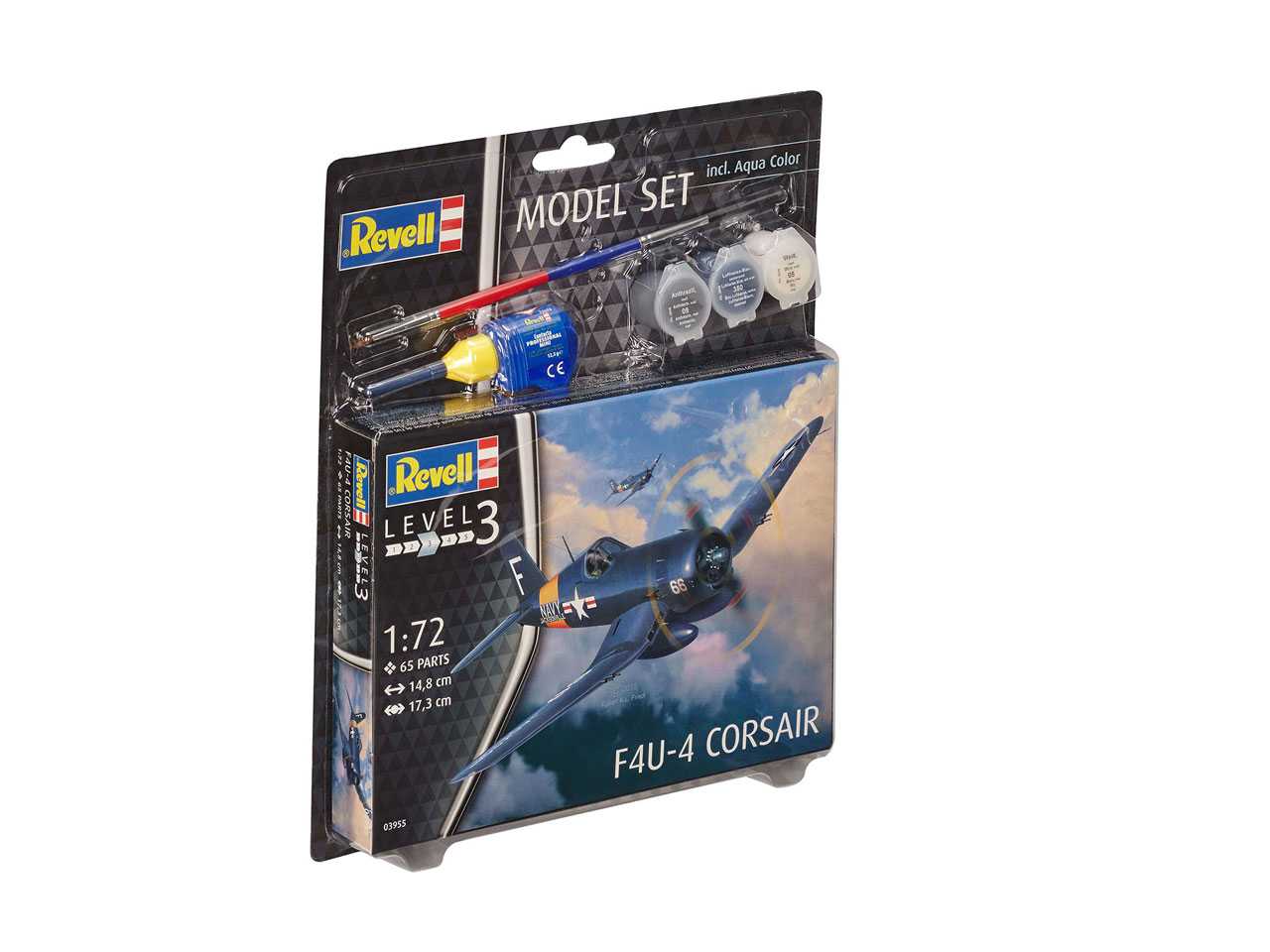 ModelSet letadlo 63955 - F4U-4 Corsair (1:72)