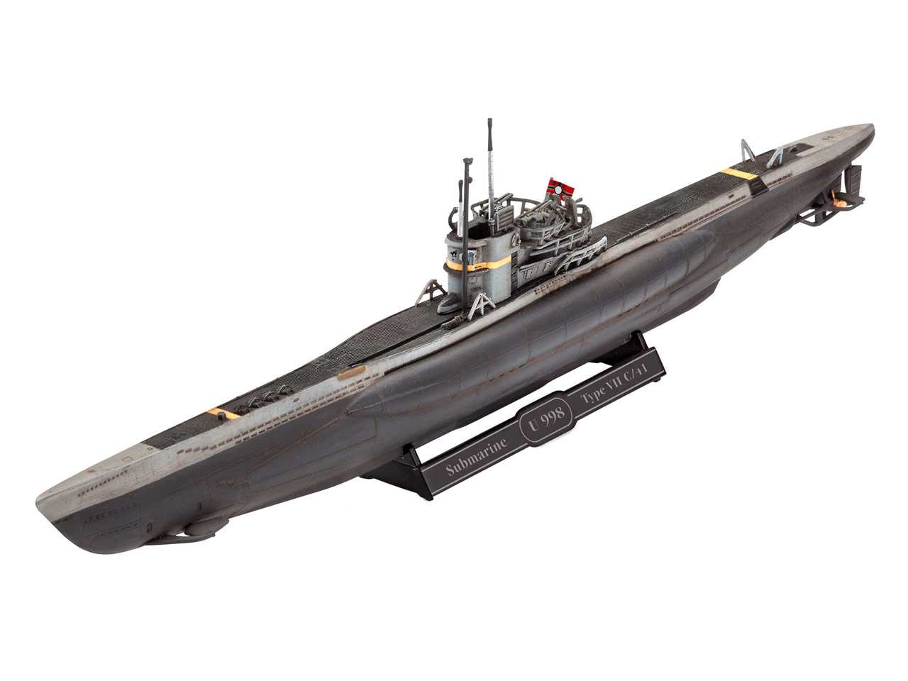 Fotografie ModelSet ponorka 65154 - German Submarine Type VII C/41 (1:350) Revell