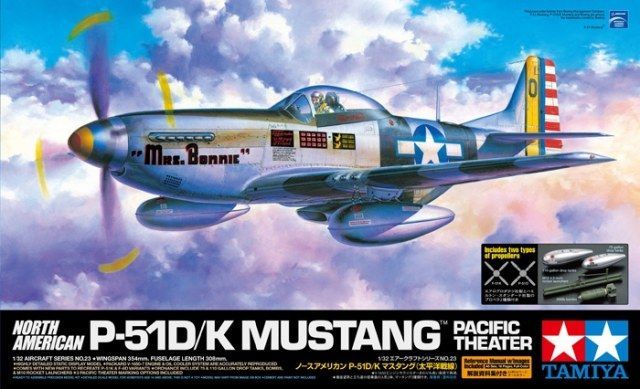1/32 North American P-51D/K Mustang Pacific