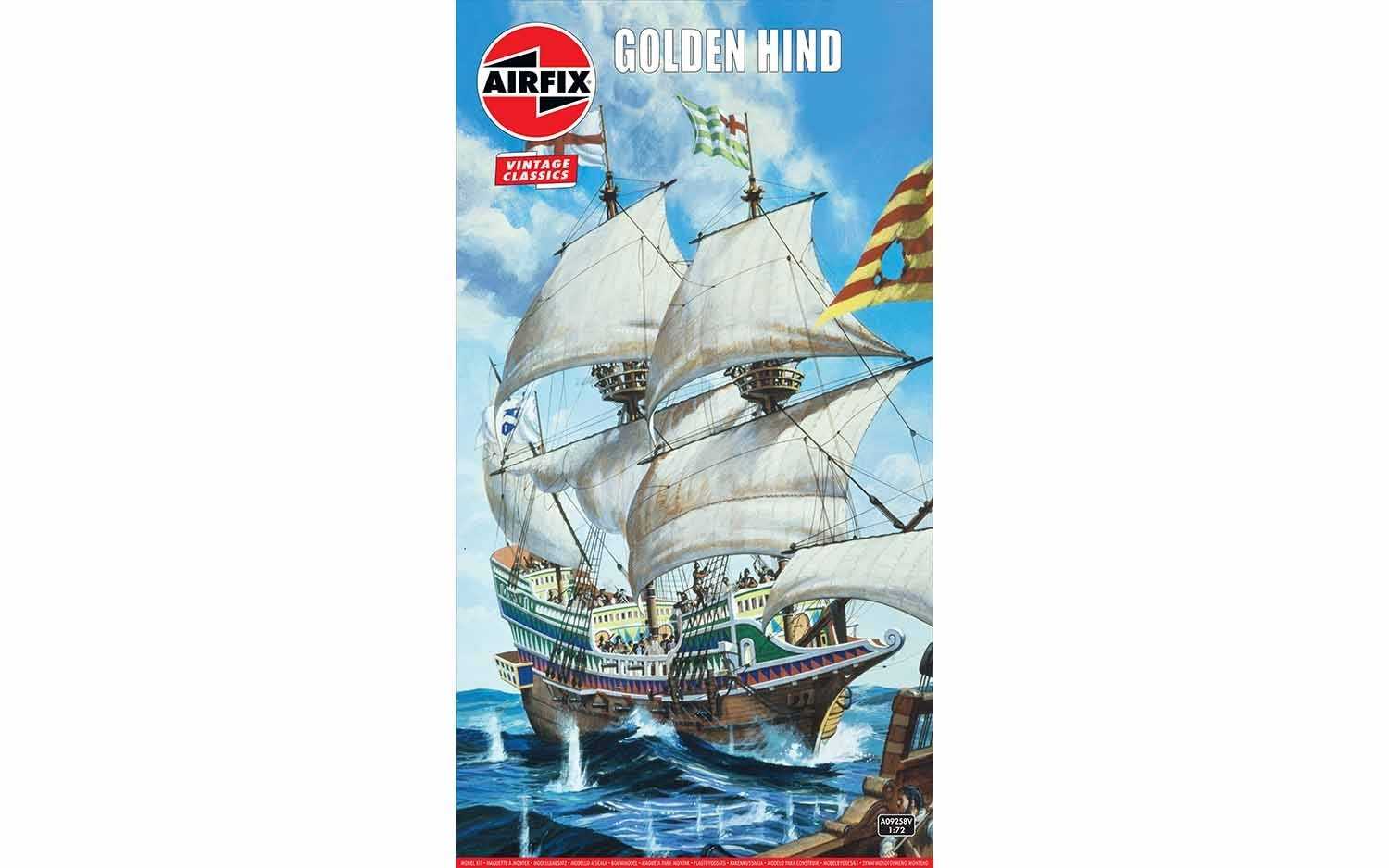 Fotografie Classic Kit VINTAGE loď A09258V - Golden Hind (1:72)