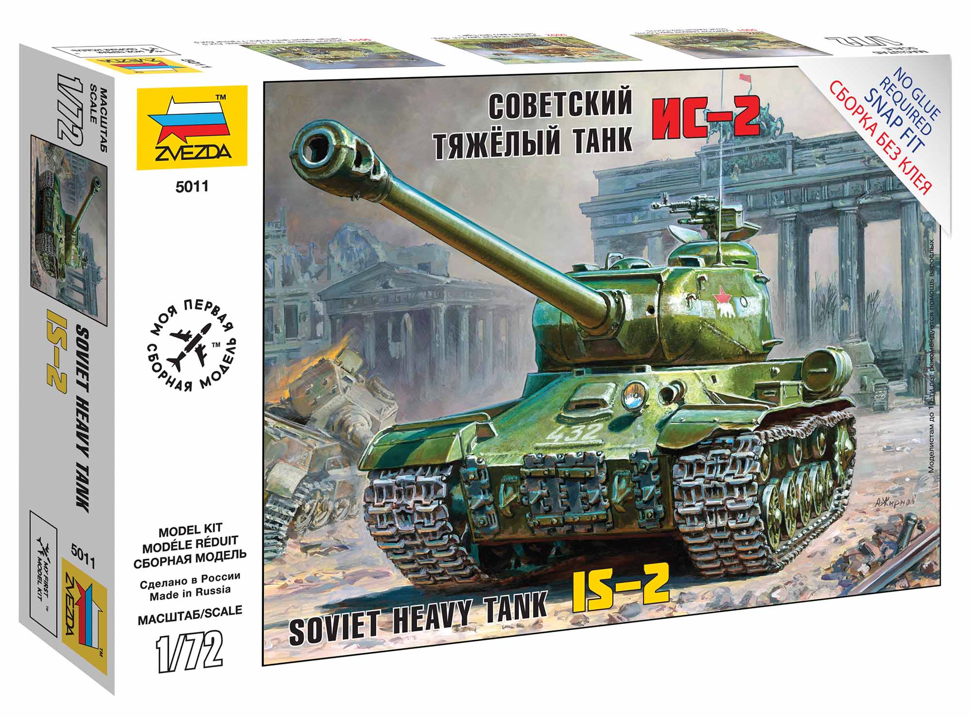 Fotografie Snap Kit tank 5011 - IS-2 Stalin (1:72)