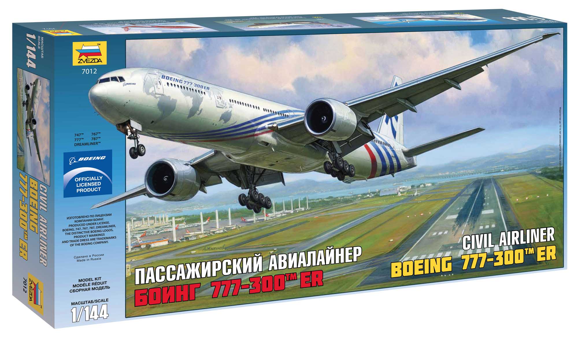 Model Kit letadlo 7012 - Boeing 777-300ER (1:144)