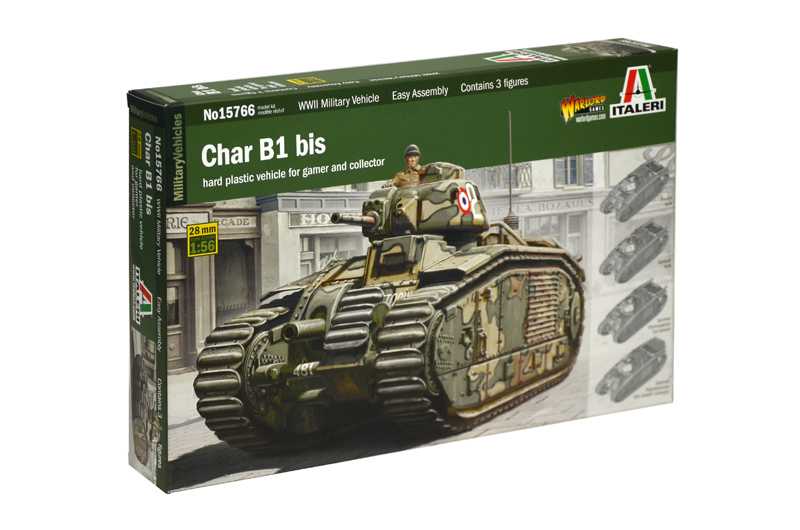 Wargames tank 15766 - CHAR B1 BIS (1:56)