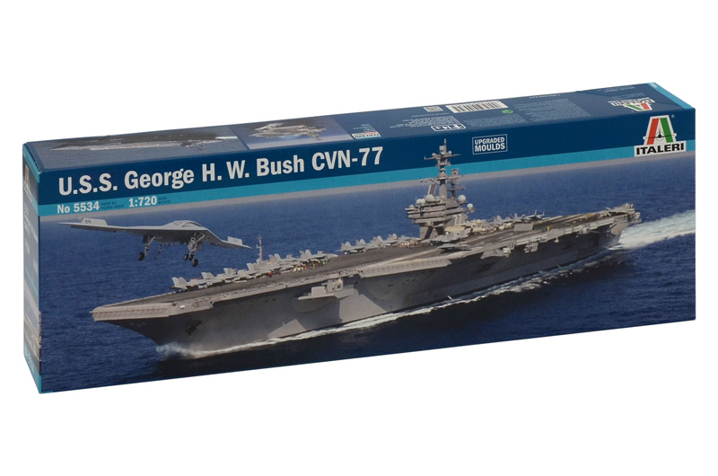 Model Kit loď 5534 - U.S.S. GEORGE H.W.BUSH CVN 77 (1:720)