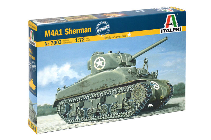 Model Kit tank 7003 - M4 SHERMAN (1:72)