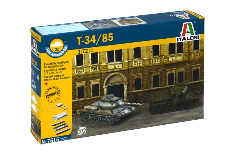 Fotografie Fast Assembly tanky 7515 - T-34/85 (1:72)