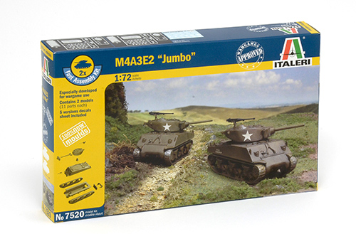 Fast Assembly tanky 7520 - M4A3E2 "JUMBO" (1:72)