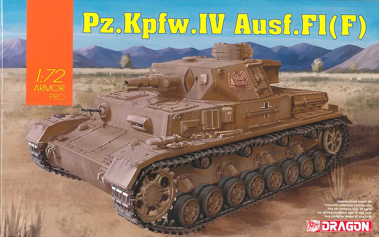 Model Kit tank 7560 - Pz.Kpfw.IV Ausf.F1(F) (1:72)