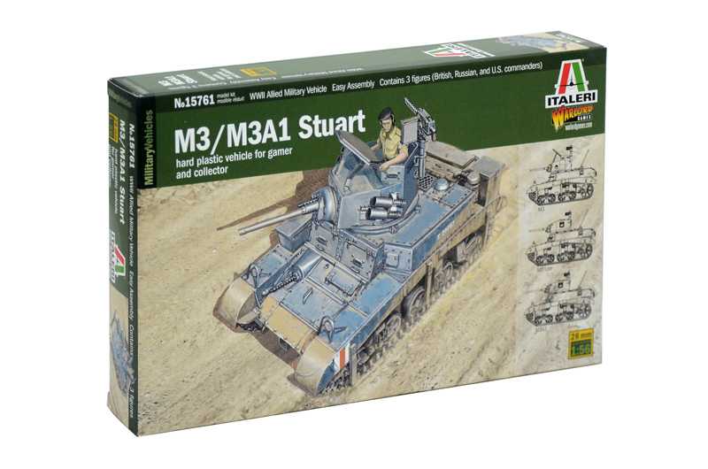 Wargames tank 15761 - M3/M3A1 Stuart (1:56)