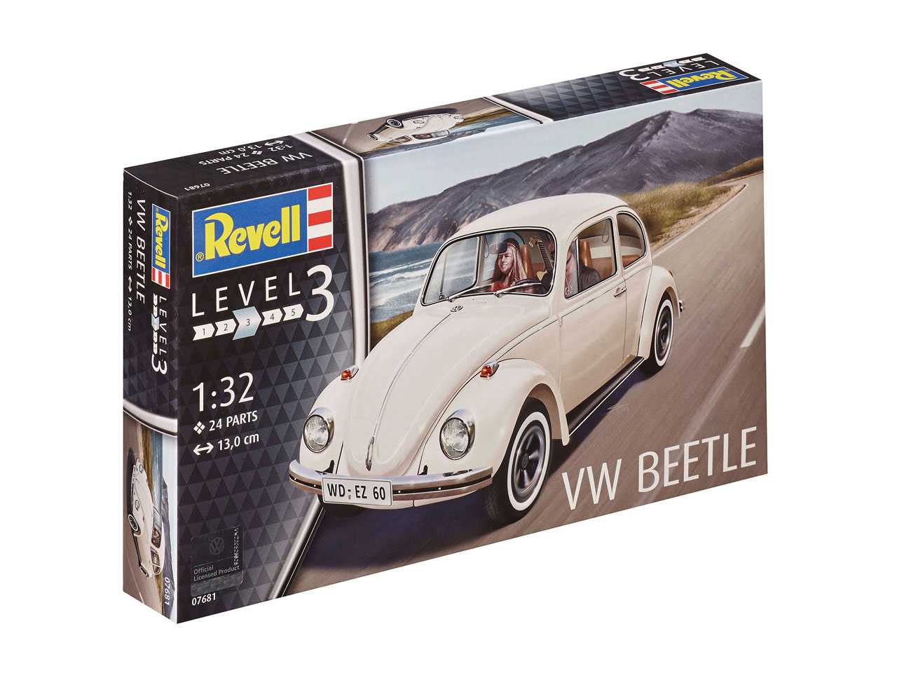 Fotografie Plastic ModelKit auto 07681 - VW Beetle (1:32)