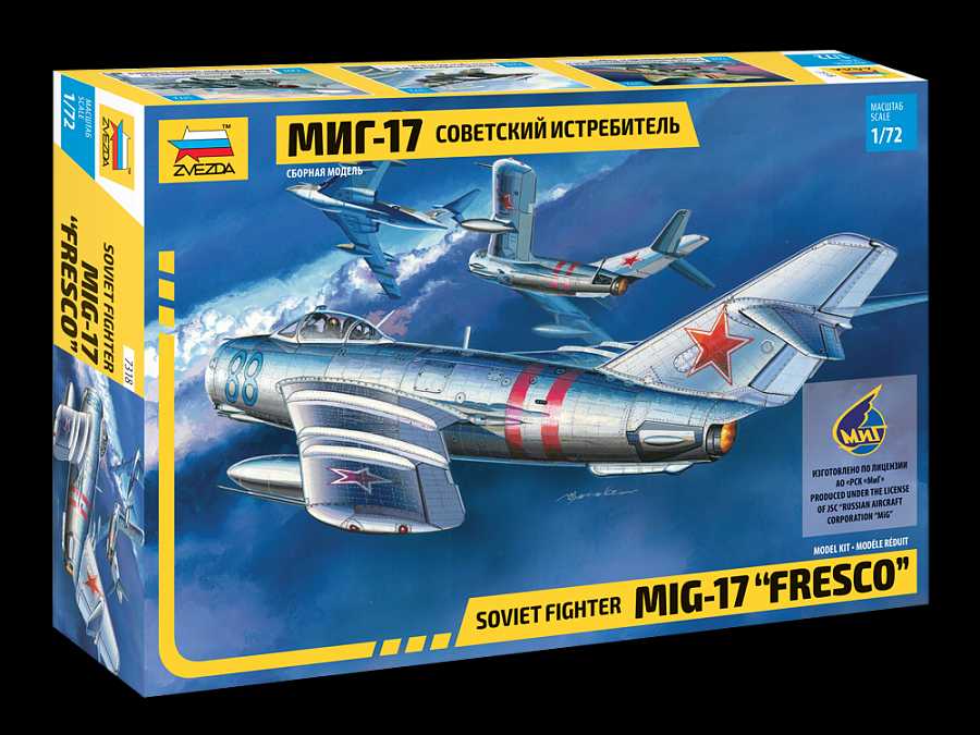 Model Kit letadlo 7318 - MIG-17 "Fresco" (1:72)