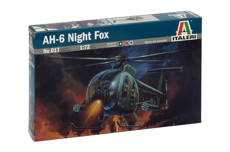 Model Kit vrtulník 0017 - AH-6 NIGHT FOX (1:72)