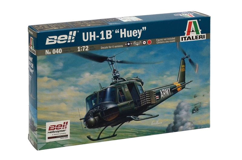 Fotografie Model Kit vrtulník 0040 - UH-1B HUEY (1:72)