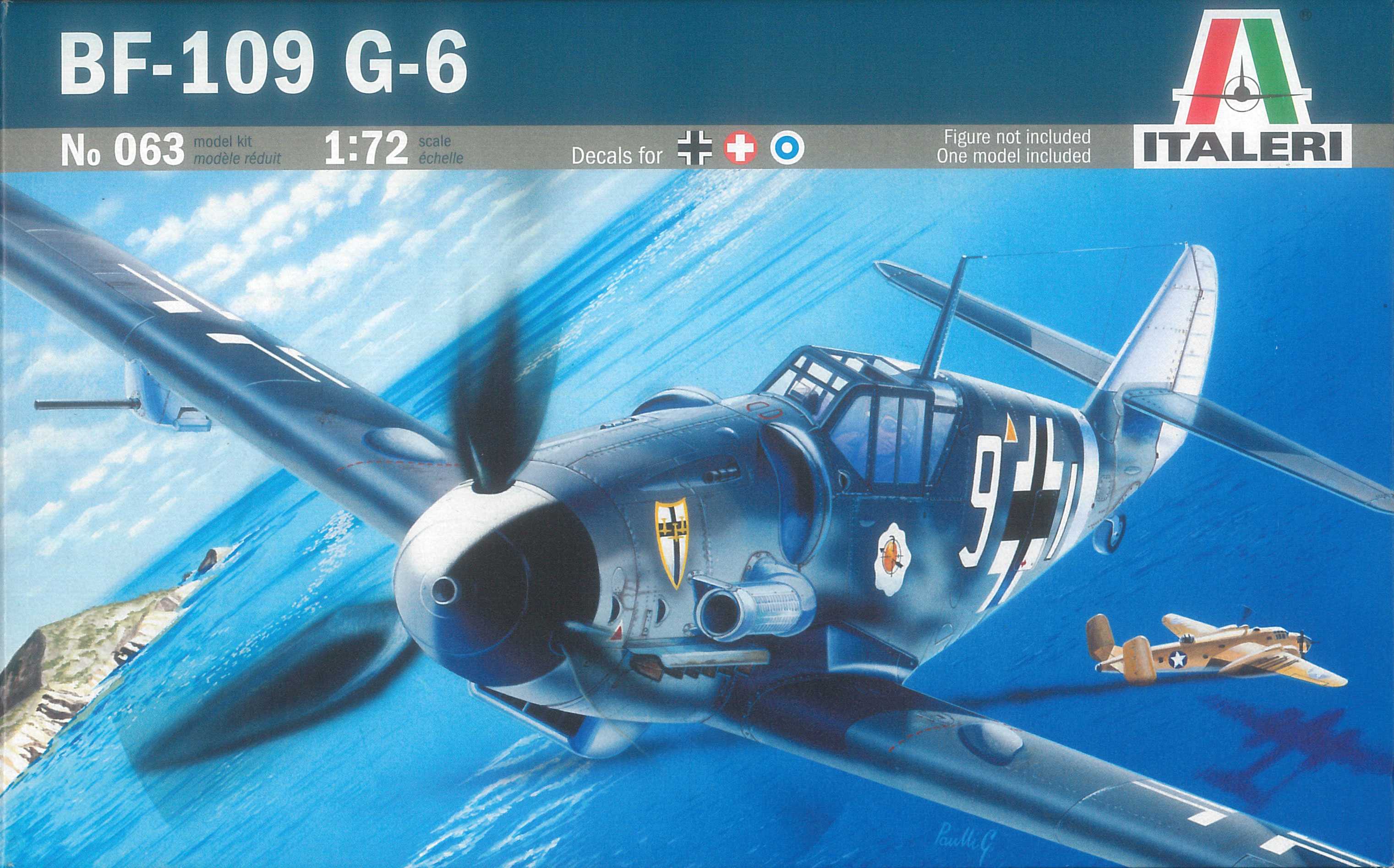 Fotografie Model Kit letadlo 0063 - BF-109 G-6 (1:72)