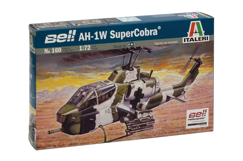 Fotografie Model Kit vrtulník 0160 - AH-1W SUPER COBRA (1:72)