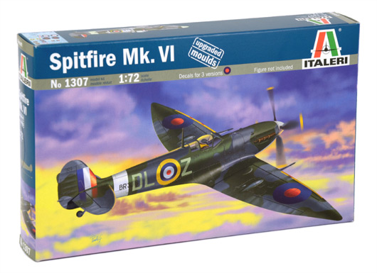 Fotografie Model Kit letadlo 1307 - SPITFIRE Mk.VI (1:72)