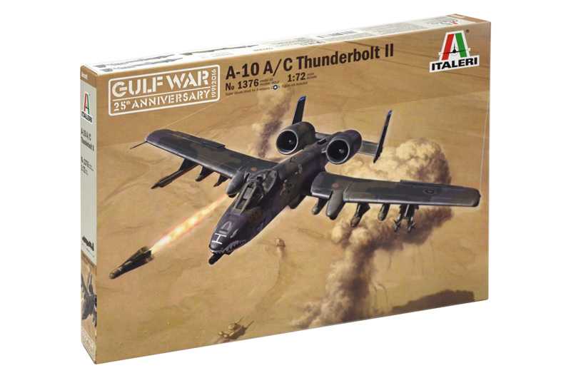 Fotografie Model Kit letadlo 1376 - A-10 A/C THUNDERBOLT ll - GULF WAR(1:72)
