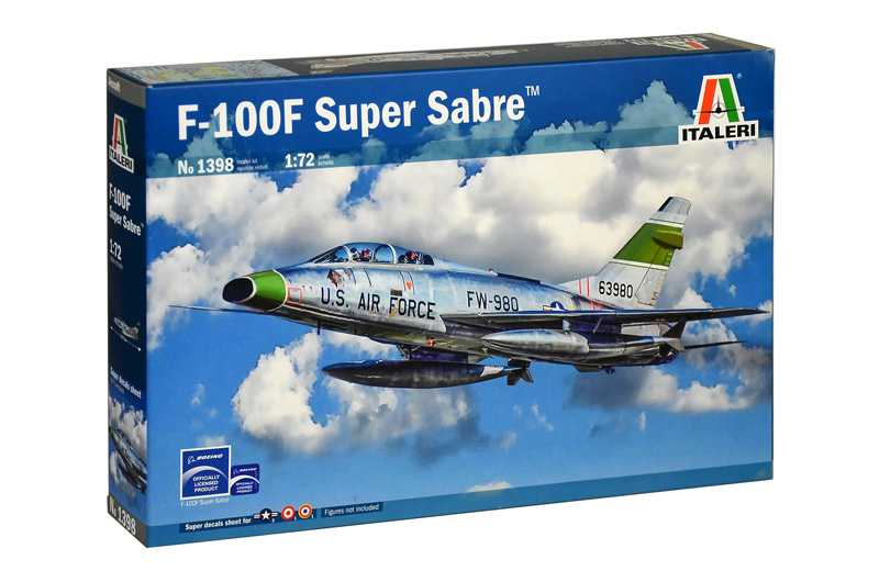 Model Kit letadlo 1398 - F-100F SUPER SABRE (1:72)