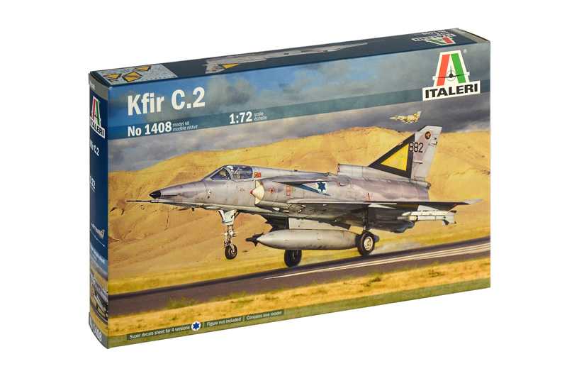 Fotografie Model Kit letadlo 1408 - Kfir C.2 (1:72)