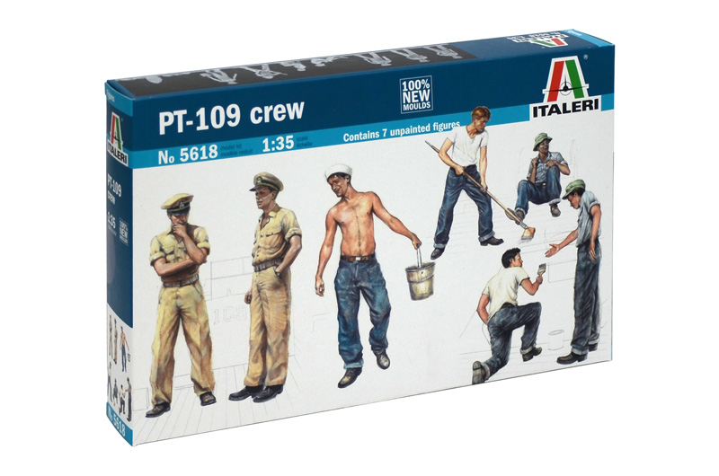 Fotografie Model Kit figurky 5618 - PT 109 CREW (1:35)