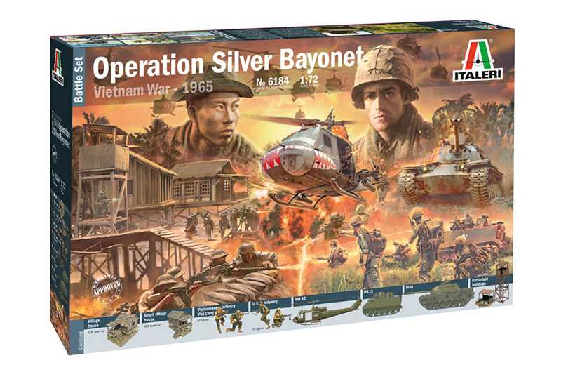 Fotografie Model Kit diorama 6184 - Operation Silver Bayonet - Vietnam War 1965 (1:72)